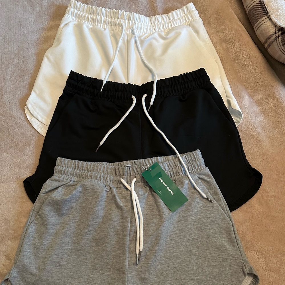 Women’s Shein Easy Wear, Easy Life lounge shorts size medium, pack of 3